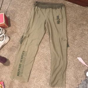 army themed sweatpants
